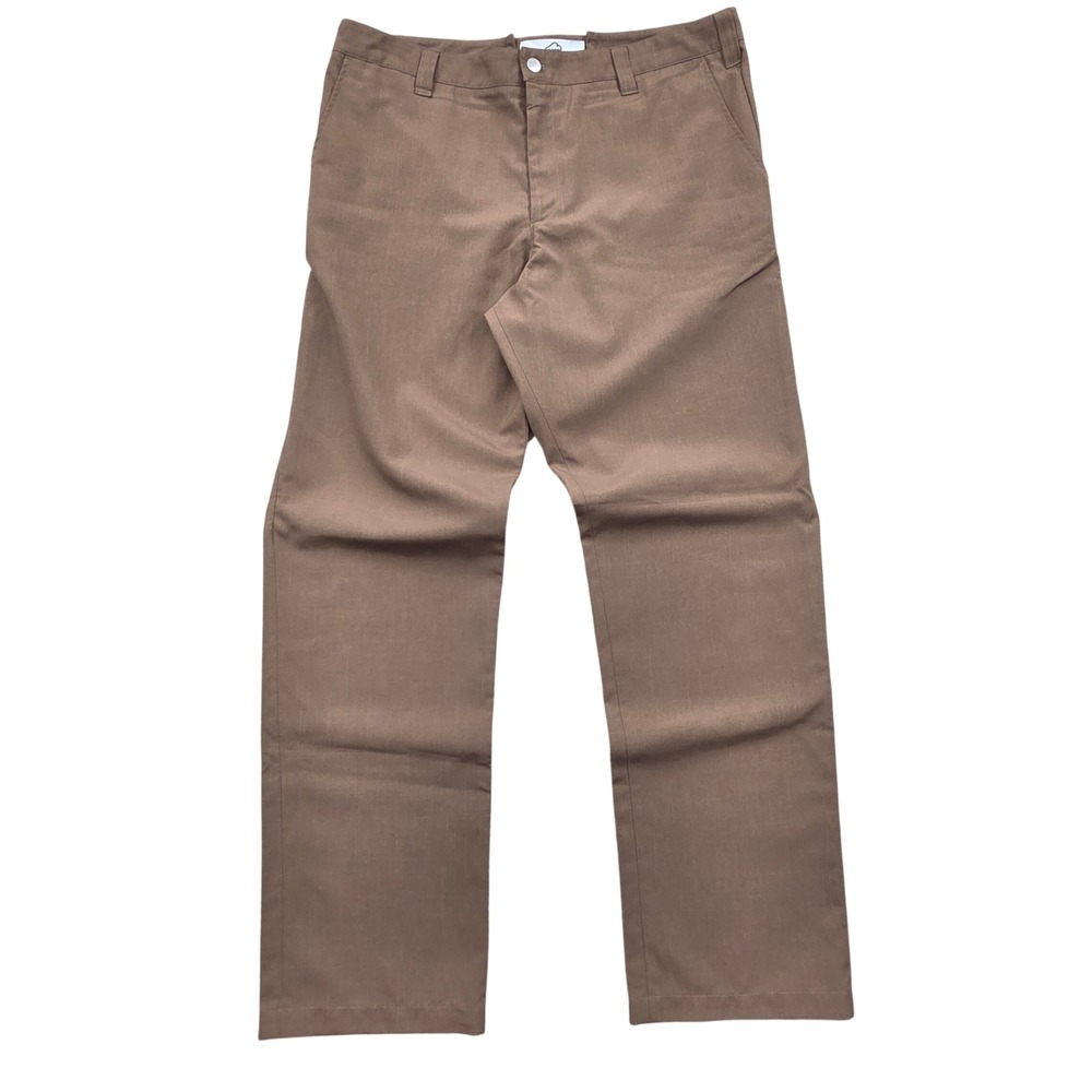 Bluffworks Relaxed Fit Original Chino Pants Brown Mens 38X34 USA MADE